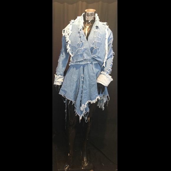 Ripped Denim Jacket